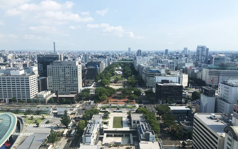 名古屋テレビ塔からの景色