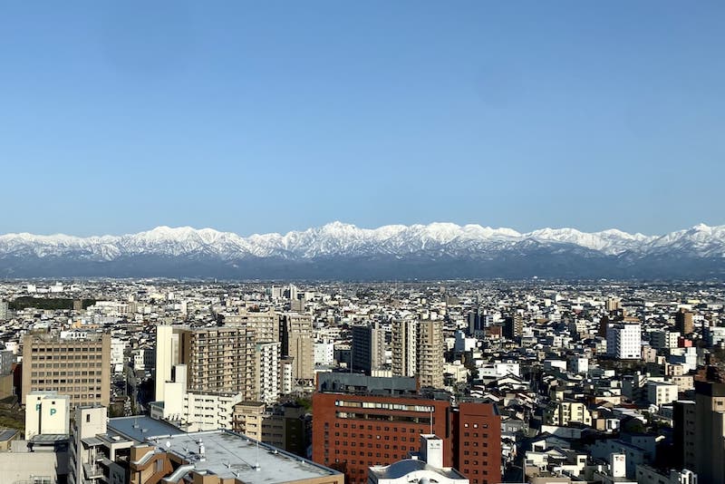 富山県の立山連峰