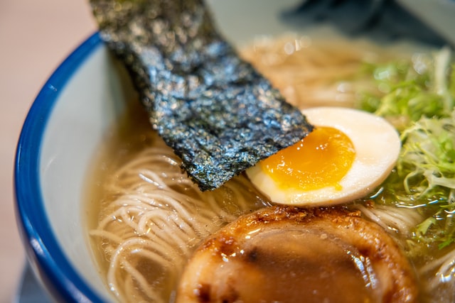 のり卵ラーメン