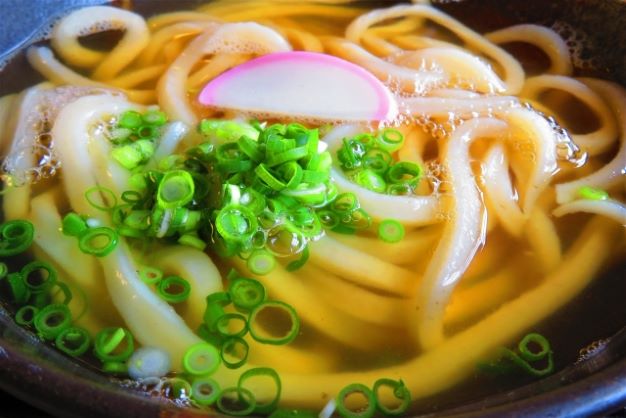 シンプルなかけうどん